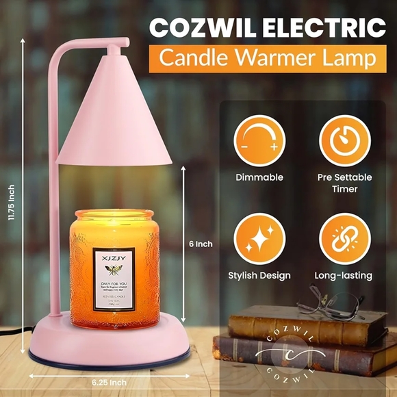 Candle Warmer Lamp with Timer - Picture 3 of 4